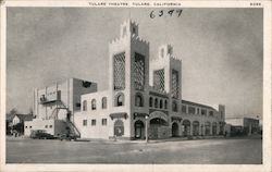 Tulare Theatre California Postcard Postcard Postcard