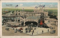 Beach Scene Venice, CA Postcard Postcard Postcard