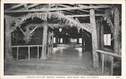 Dancing Pavilion, Sequoia Gardens Postcard