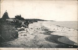 Seabright beach, Seabright Santa Cruz, CA Postcard Postcard Postcard