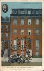 Birthplace of Col. Theodore Roosevelt, 30 East 20th Street New York City, NY Postcard Postcard Postcard