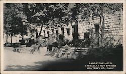 Sandstone Hotel Tassajara Hot Springs California Postcard Postcard Postcard