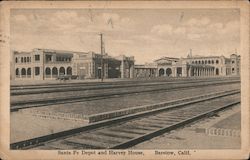 Santa Fe Depot and Harvey House Barstow, CA Postcard Postcard Postcard