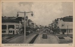 University Avenue Palo Alto, CA Postcard Postcard Postcard