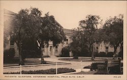 Patient's Quarters Veteran's Hospital Palo Alto, CA Postcard Postcard Postcard