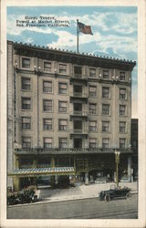 Hotel Turpin, Powell at Market Streets San Francisco, CA Postcard Postcard Postcard