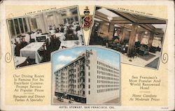 Hotel Stewart Postcard