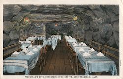 Fisherman's Cave, Bernstein's Fish Grotto San Francisco, CA Postcard Postcard Postcard