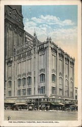 The California Theatre San Francisco, CA Postcard Postcard Postcard