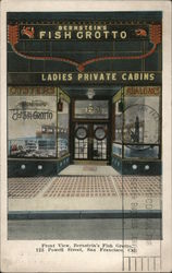 Front View, Bernstein's Fish Grotto Postcard