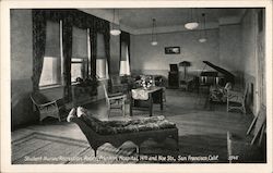 Student Nurses' Recreation Room, Franklin Hospital Postcard