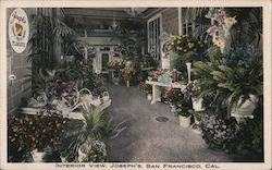 Interior View, Joseph's San Francisco, CA Postcard Postcard Postcard