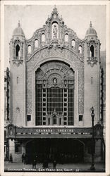 Granada Theatre San Francisco, CA Postcard Postcard Postcard