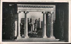 San Francisco Through Portals of the Past, California Postcard