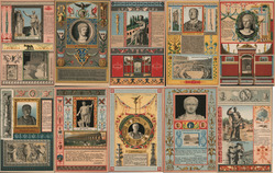 Set of 10: Roman Emperors Poster-Style Series Italy Postcard Postcard Postcard