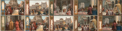 Set of 10: Italian Religious Scenes Postcard