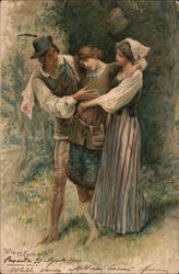 Scene from "As You Like It" - Shakespeare Postcard