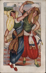 Turkish Dancers Postcard