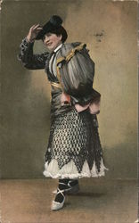 Female Bull Fighter Women Postcard Postcard Postcard