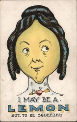 I May Be A Lemon But. To Be Squeezed. Postcard