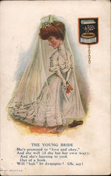 The Young Bride Postcard