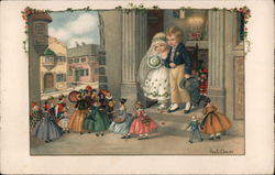 Doll Wedding - Pauli Ebner Postcard