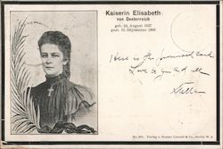 Kaiserin Elisabeth von Oesterreich Women Postcard Postcard Postcard