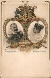 King William II and Queen Charlotte of Württemberg Postcard