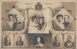 Royal Family 1881 1906 Postcard