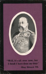 King Edward VII Postcard