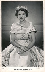 H.M. Queen Elizabeth II Royalty Postcard Postcard Postcard