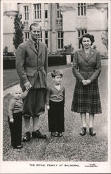 The Royal Family At Balmoral UK Postcard Postcard Postcard