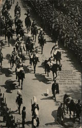 King Edward VII Funeral - Scene at Piccadilly Postcard