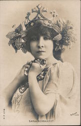 Sarah Bernhardt in Gismonda Theatre Postcard Postcard Postcard