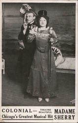 Colonial - Theater - Beautiful - Chicago's Greatest Musical Hit - Madame Sherry Performers & Groups Postcard Postcard Postcard