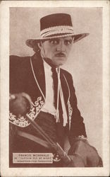 Francis McDonald in "Captain Fly By Night" Postcard