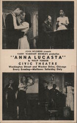 Theater ad for "Anna Lucasta" Chicago, IL Postcard Postcard Postcard