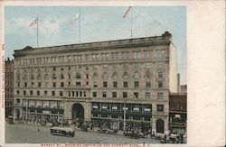 Market St. Showing Emporium and Parrott Bldg. Postcard