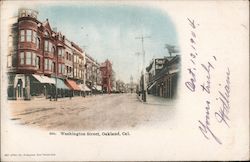 Washington Street Oakland, CA Postcard Postcard Postcard