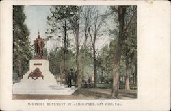 McKinley Monument at St. James Park Postcard