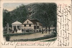 Bath House and Fountain - Alum rock Park San Jose, CA Postcard Postcard Postcard