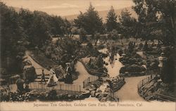 Japanese Tea Garden, Golden gate Park Postcard