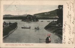 Lake In Golden Gate Park Postcard