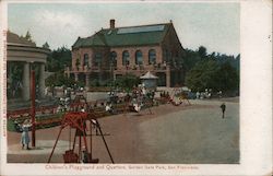 Children's Playground and Quarters, Golden Gate Park Postcard