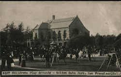 Children's Play Grounds - Golden Gate Park Postcard