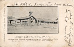 Mission San Francisco Solano California Postcard Postcard Postcard