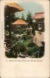 Japanese Tea Garden, Golden Gate Park San Francisco, CA Postcard Postcard Postcard