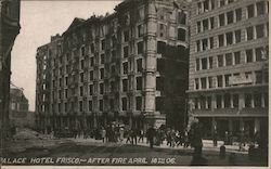 Palace Hotel After the Fire, April 18th, 1906 San Francisco, CA Postcard Postcard Postcard