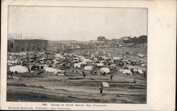 Camps at North Beach Postcard