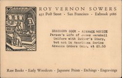 Roy Vernon Sowers Postcard